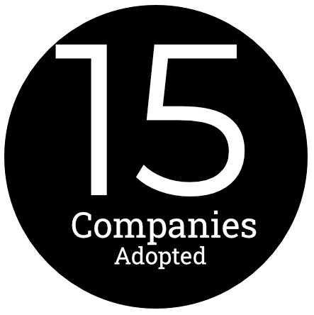 15 companies adopted it